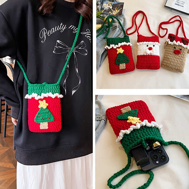 Christmas phone pouch