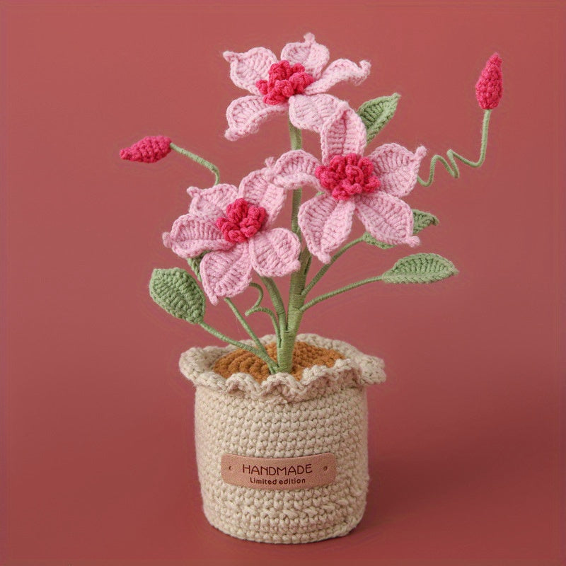 Handwoven Fairy Clematis New House Tea Room Office Home Decoration