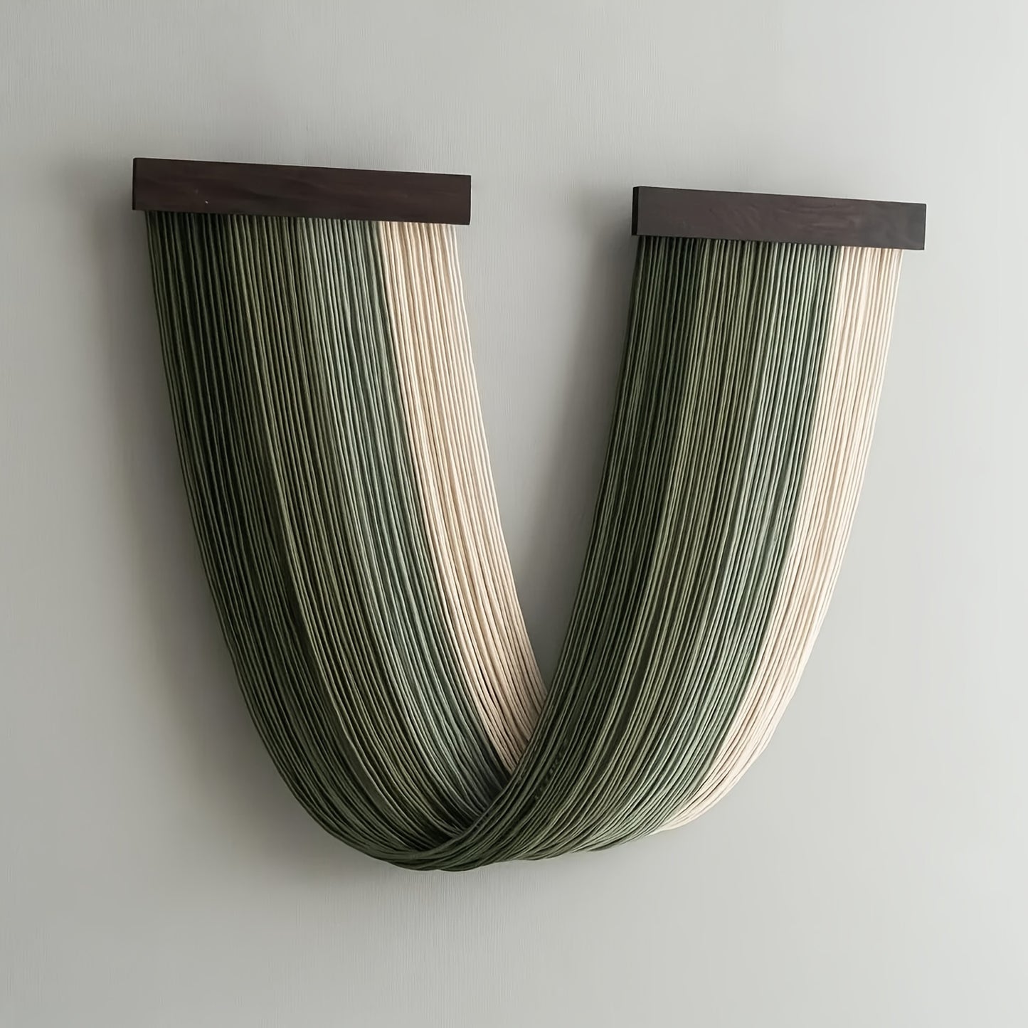 1Pieces Macrame Wall Hanging Bohemian Style Wall Tassel Tapestry Handmade Wooden Tassel Background Wall Hanging Decoration That Flutters with the Wind Living Room Bedroom Office Wall Tapestry