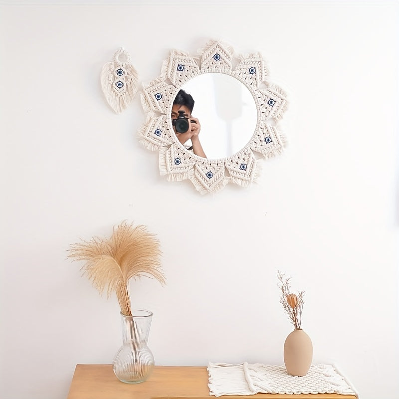 1pc Bohemian Lace Dream Catcher Handmade Aesthetic Lace Wall Hanging Room Decoration Wedding Party Home Decoration