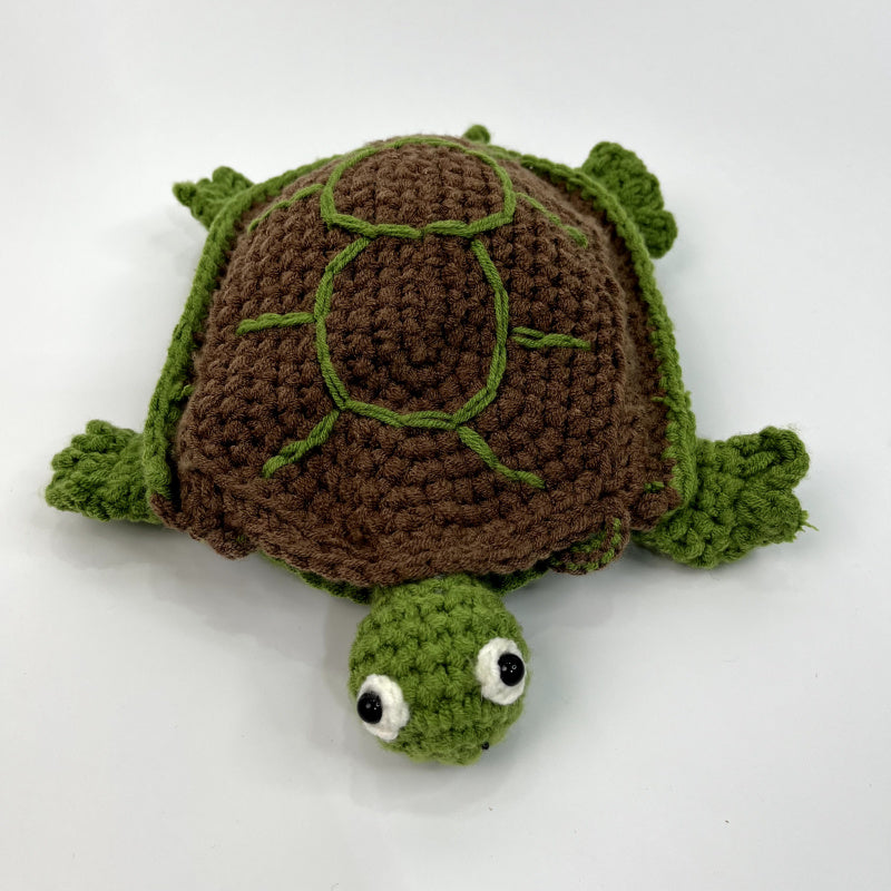 Customized products Handmade Crochet Cute Turtle Plush Toy Creative Plush Ornaments