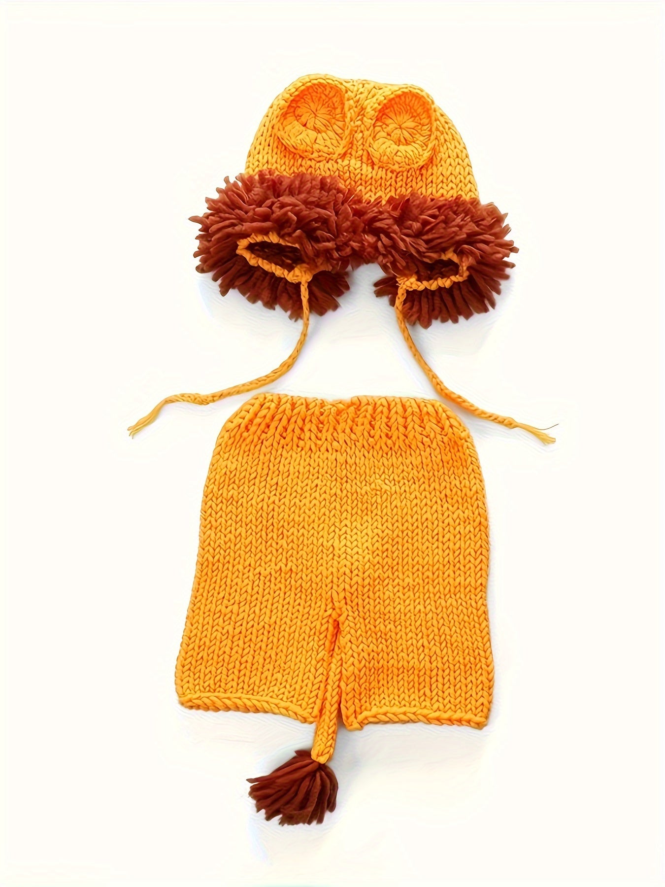 Children's Lion Costume Set for Baby's Full Moon Celebration100Handmade by Tenshou Clothing
