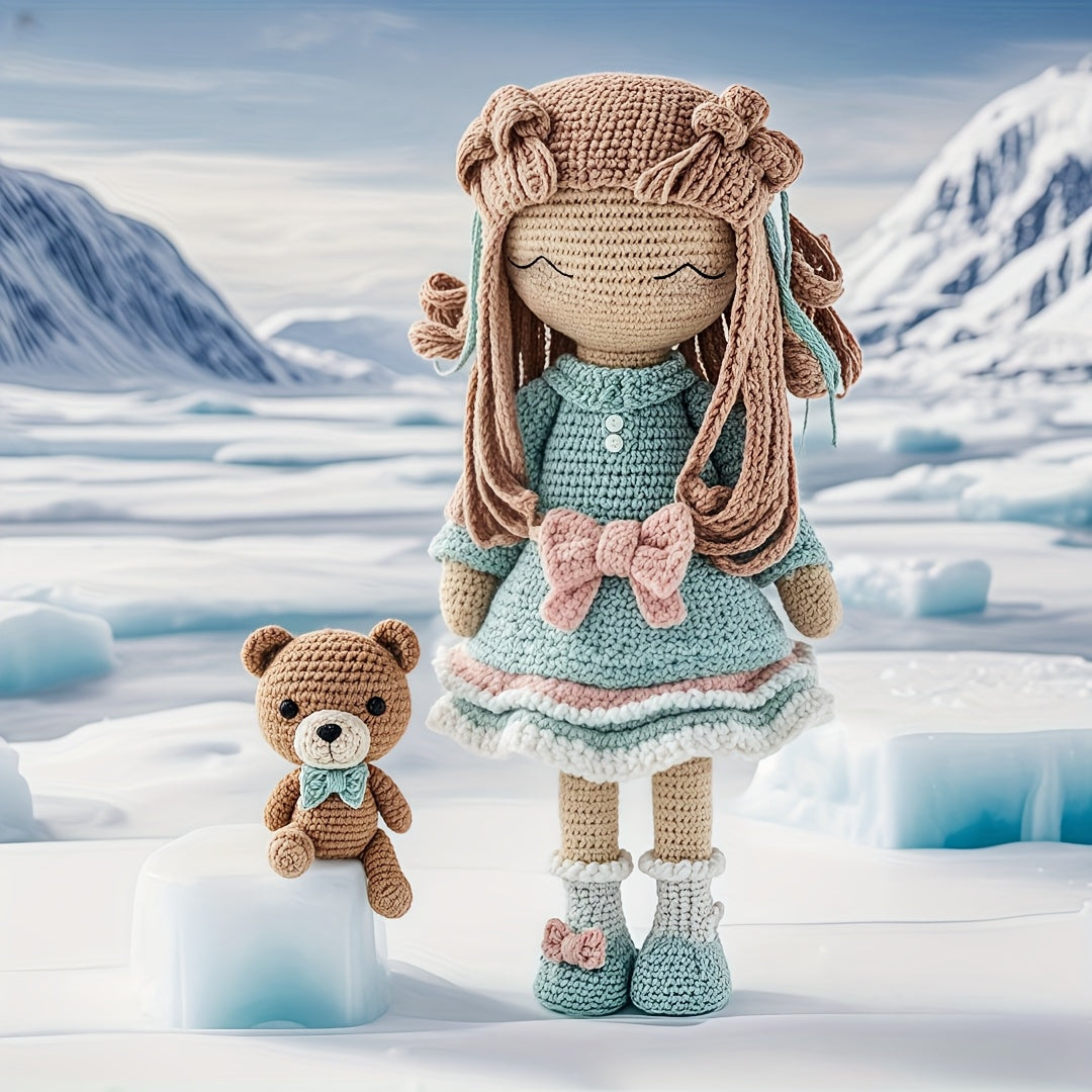 A set of Shirley girls DIY Woven Kit,Suitable for Beginners、Knitting Kit for Handcraft Enthusiasts,Birthday gift,Valentine's Day and other holiday gifts,It's a gift for family members、Friends、The best gift for a partner-Non-Finished Product
