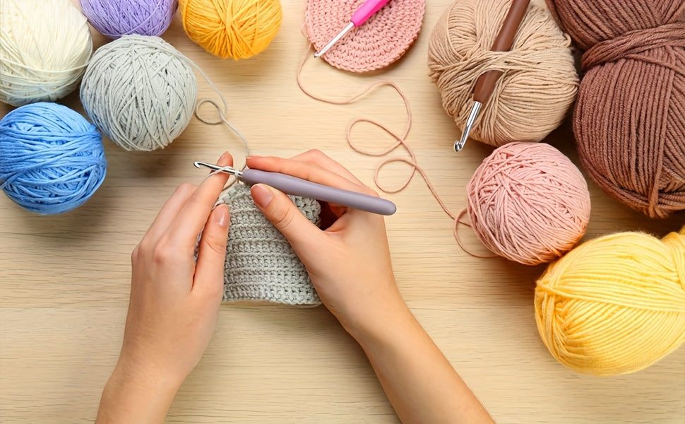 Vioiv Yellow Clothes Doll Crochet Kit for Beginners - Amigurumi Adult Crochet Handmade DIY - Animal Crochet Kit for Beginners - Contains everything you need for crocheting - Contains paper English basic stitch tutorial instructions - Contains detailed tea