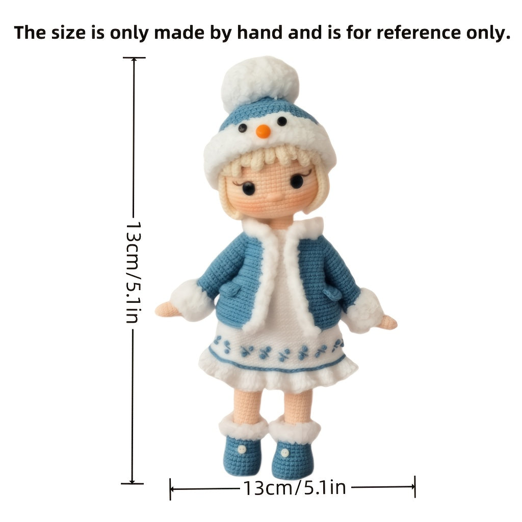 1 Set Princess Beginner Crochet Kit with Step-by-Step Text Tutorial - Adult DIY Crochet Doll, Cute Spring & Summer Home Decor, Ideal Birthday & Valentine'S Gift, All-Season Crafting, Seasonal Craft Kit|Playful Design|Detailed Instructions, Crochet Crafts