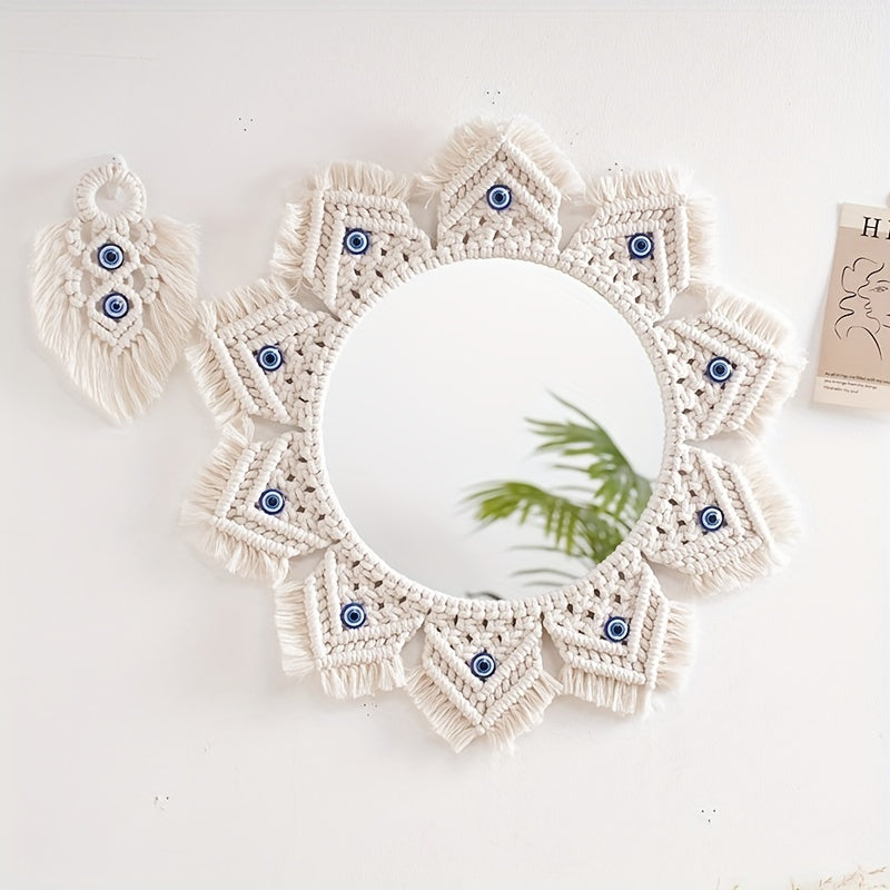 1pc Bohemian Lace Dream Catcher Handmade Aesthetic Lace Wall Hanging Room Decoration Wedding Party Home Decoration
