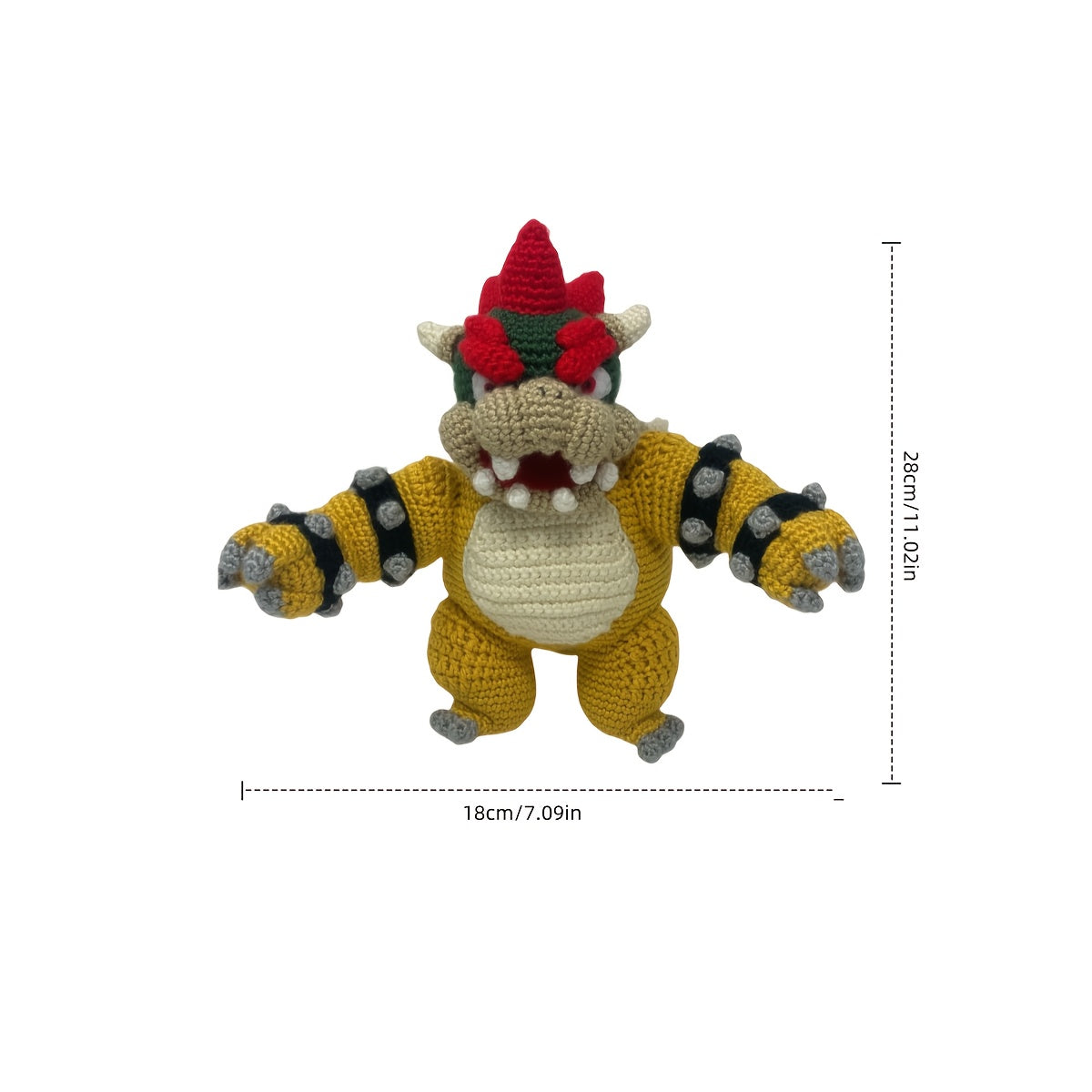 Boss Dragon Crochet Kit for Beginners,Crochet Kit with Step-by-Step Video Tutorial,Crochet Kit,Adult Crochet Starter Kit,Woven Kit,Birthday Gift,Gift for Friends