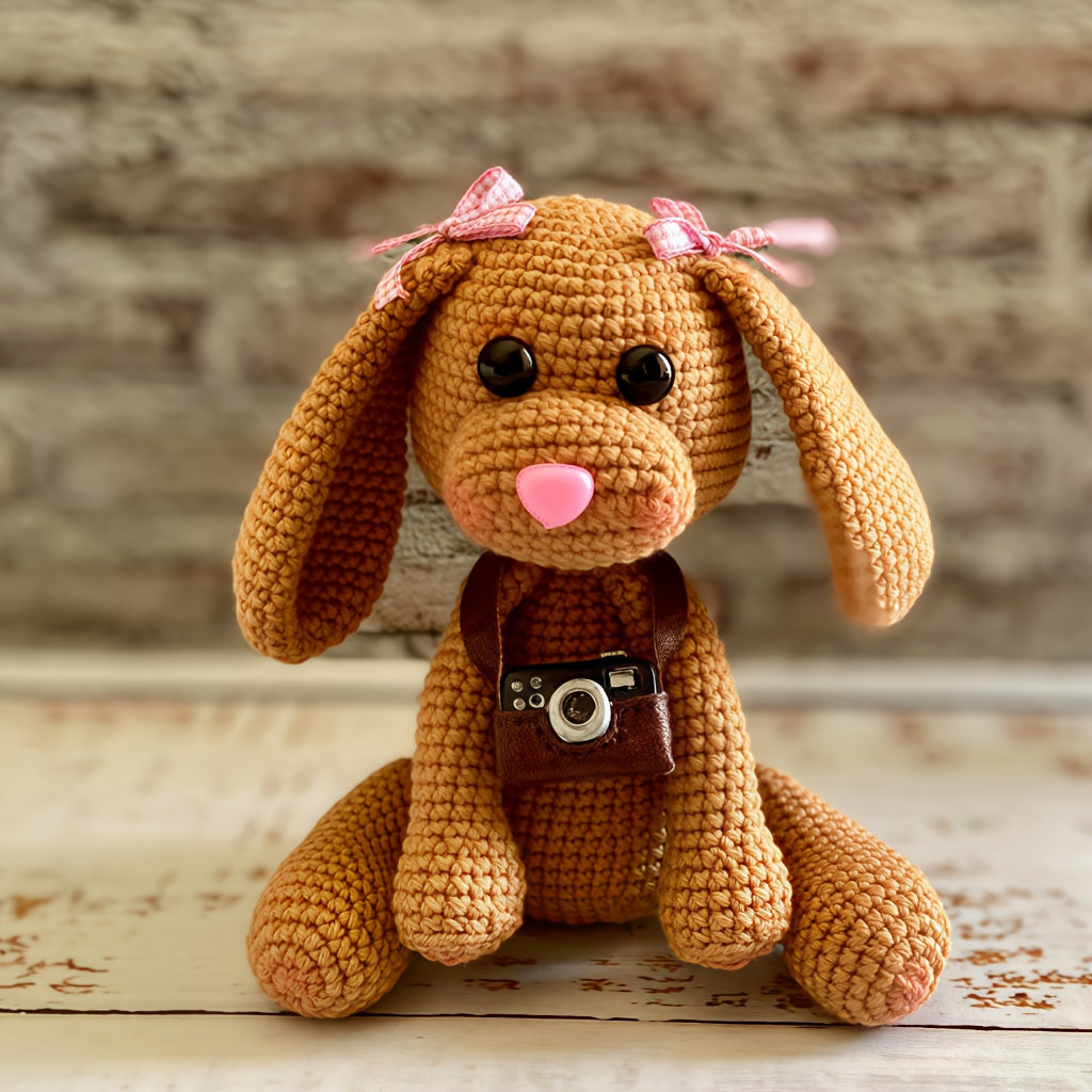 2pcs Princess Crochet Kit for Beginners, Beginner Crochet Kit for Adults with Step-by-Step Text Tutorials, Dog and Girl DIY Crafts for Adults, Birthday Festival Gifts, Cute Funny Modern Home Decorative Ornaments
