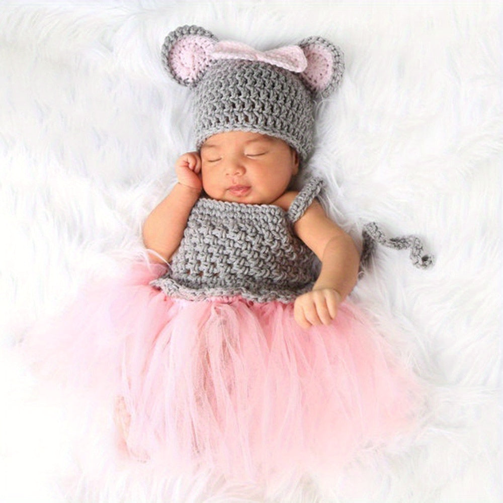 Adorable Two-Piece Set Newborn Baby Clothing Outfit-Perfect for taking photos and more!