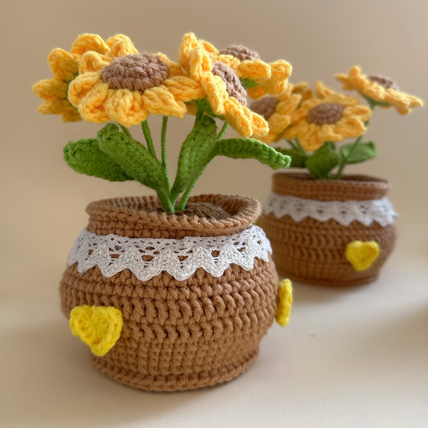 Handmade Sunflower Bouquet - Perfect for Wedding、Teacher Appreciation、Graduation Ceremony、Mother's Day and Valentine's Day Gifts - Charming Home and Room Decor,Freestanding Fabric Flower Arrangement,No Electricity Required,No Feather,Christmas、Thanksgivin