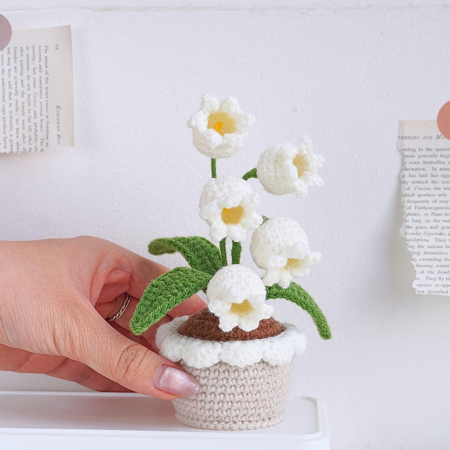 1 Set of Crochet Kits for Beginners Suitable for Potted Plants,Crochet Kit for Adults Beginners with Step-by-Step Text Tutorial,Sunflower、Tulip、Linglan DIY Knitting Kit,Cute and Fun Spring Home Decor Ornaments,Birthday and Valentine's Day Gifts