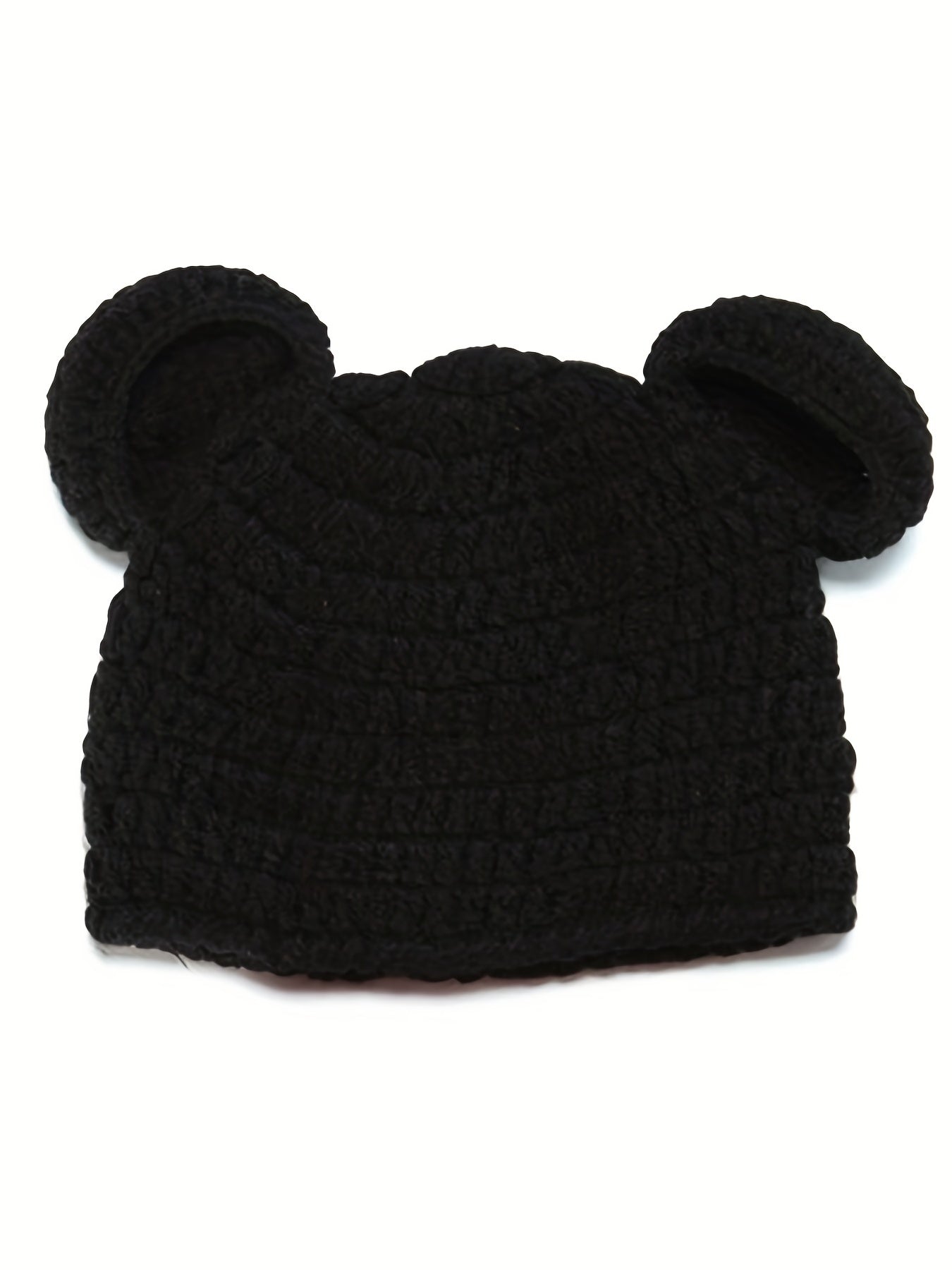 Cartoon Mickey Toddler Knitted Hat Baby Photo Set