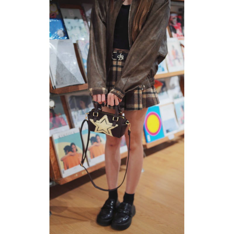 ZW XINGX Plush Hand-Carrying Bag ins Women's Mini Crossbody Bag2025Autumn and Winter New Trendy Cute Sweet Girl Hand Bag