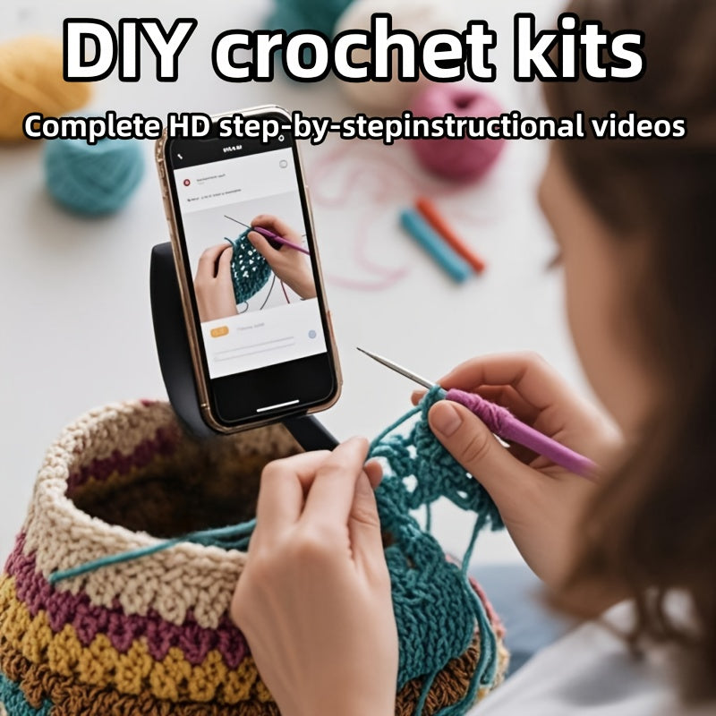 3Set of Frog Friends Crochet Hooks DIY Material Package - Handmade Ingredients - High-quality cables suitable for all seasons,Includes English Tutorial - Best Gift for Christmas and Valentine's Day Complete Crochet Hook Tool Set - Unfinished product