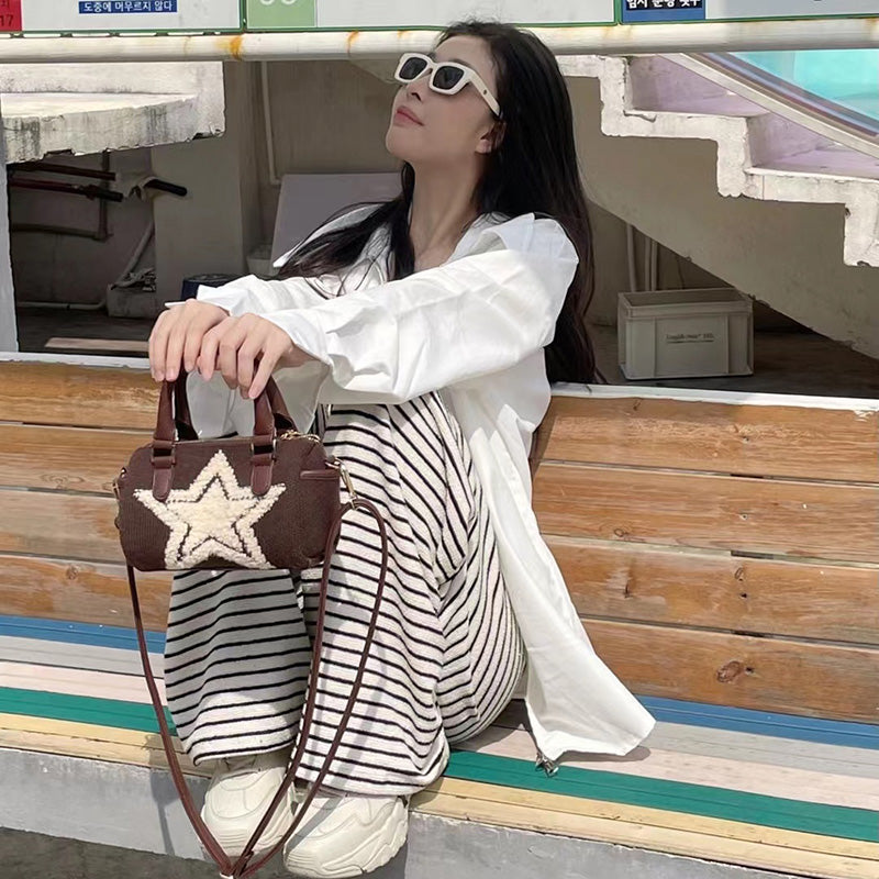 ZW XINGX Plush Hand-Carrying Bag ins Women's Mini Crossbody Bag2025Autumn and Winter New Trendy Cute Sweet Girl Hand Bag