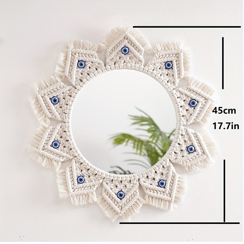 1pc Bohemian Lace Dream Catcher Handmade Aesthetic Lace Wall Hanging Room Decoration Wedding Party Home Decoration