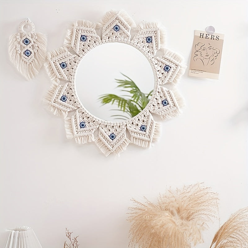 1pc Bohemian Lace Dream Catcher Handmade Aesthetic Lace Wall Hanging Room Decoration Wedding Party Home Decoration
