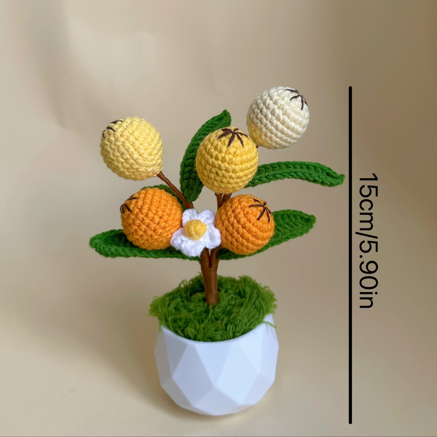 1pc Handwoven Blueberry Covered Plate Artificial Green Plant Potted Plant-Charming Car Dashboard Decoration,Desktop Bedroom Home Decor Very suitable for personal use or as a Valentine's Day gift for friends or girlfriends