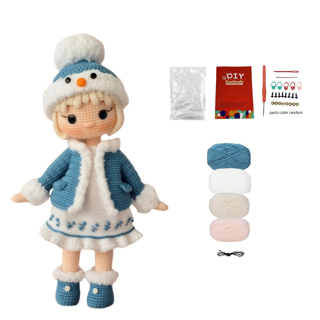 1 Set Princess Beginner Crochet Kit with Step-by-Step Text Tutorial - Adult DIY Crochet Doll, Cute Spring & Summer Home Decor, Ideal Birthday & Valentine'S Gift, All-Season Crafting, Seasonal Craft Kit|Playful Design|Detailed Instructions, Crochet Crafts