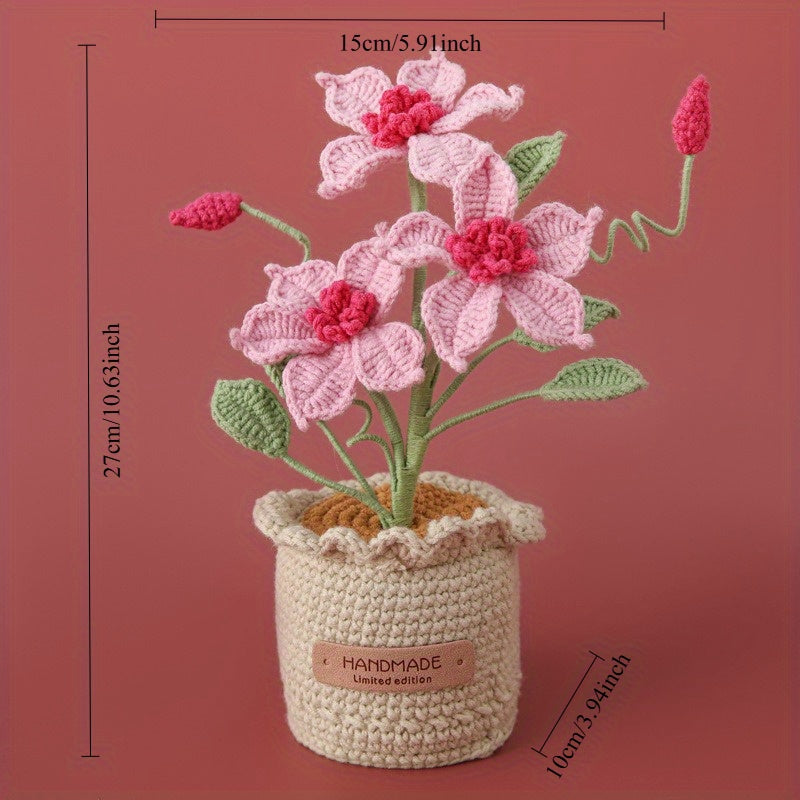 Handwoven Fairy Clematis New House Tea Room Office Home Decoration