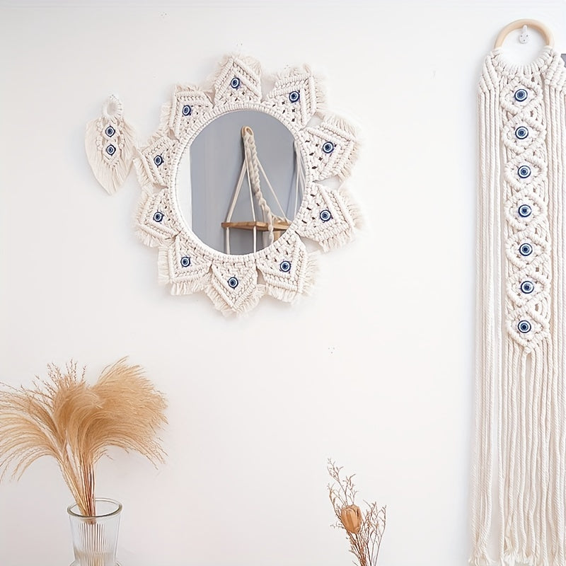 1pc Bohemian Lace Dream Catcher Handmade Aesthetic Lace Wall Hanging Room Decoration Wedding Party Home Decoration
