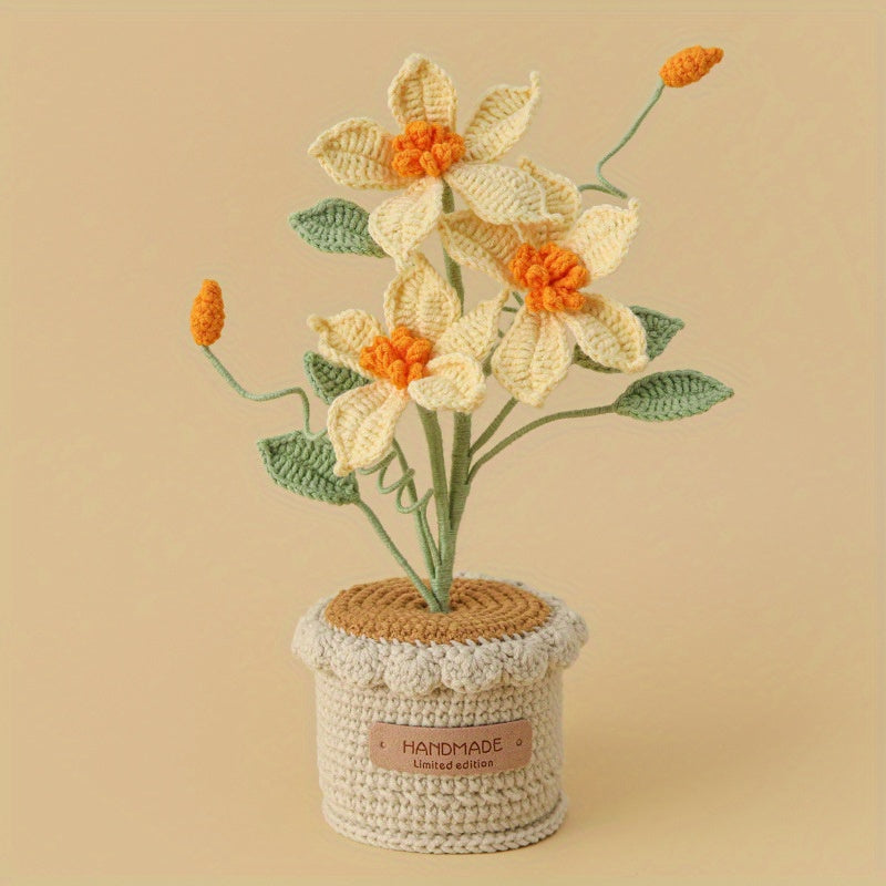 Handwoven Fairy Clematis New House Tea Room Office Home Decoration