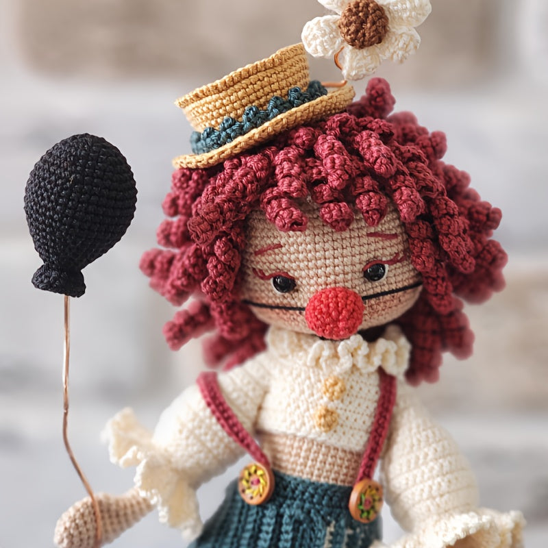 Suitable for experienced crochet crafters little boys and dolls DIY Crochet Kit,Includes complete handmade kit、Yarn and hook,Including crochet tutorial steps,It's the perfect home decor gift,It's also a delightful gift for handicraft enthusiasts,Christmas