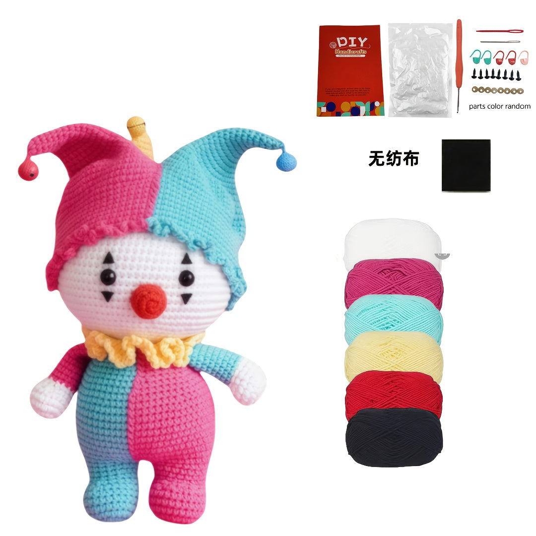 1Crochet Dice Handcraft DIY Material Set,A Smiling Face Pattern - Includes full set of tools - Suitable for Thanksgiving、Halloween and Birthday Gifts,Suitable for All Seasons - Unfinished product,Birthday Party Handicrafts | Detailed handicraft skills,Cro