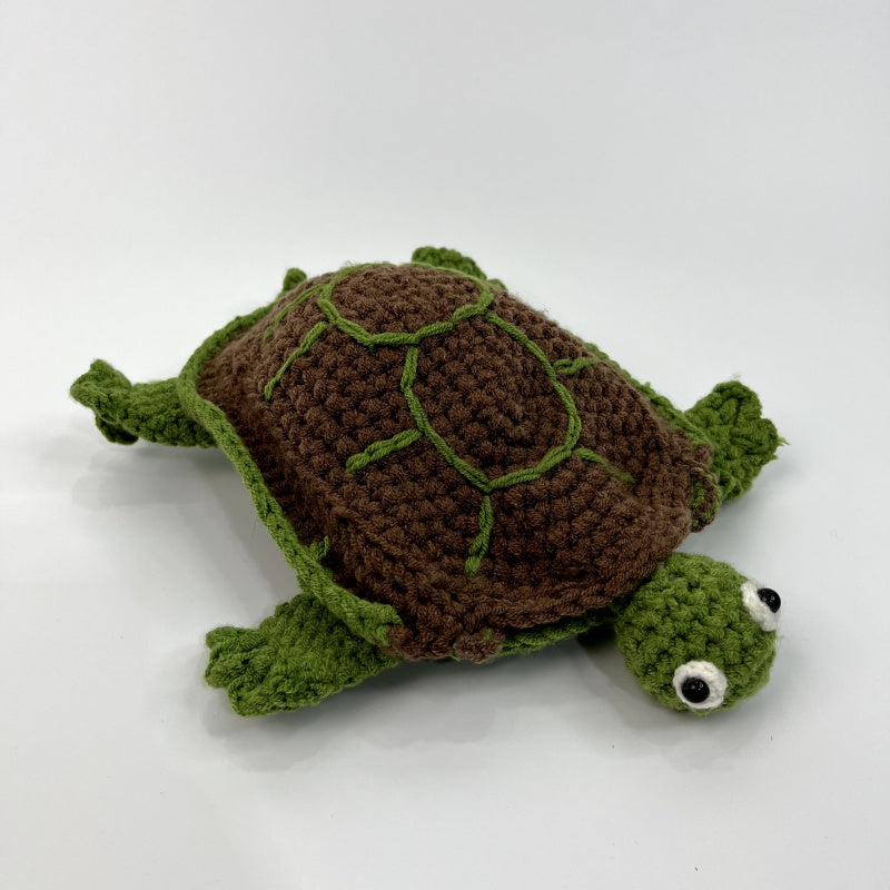 Customized products Handmade Crochet Cute Turtle Plush Toy Creative Plush Ornaments