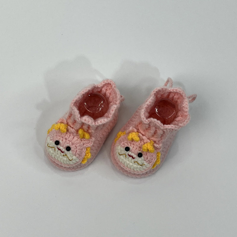 Customized products Handmade Crochet Cartoon Cute Baby Shoes Cute Baby Shoes