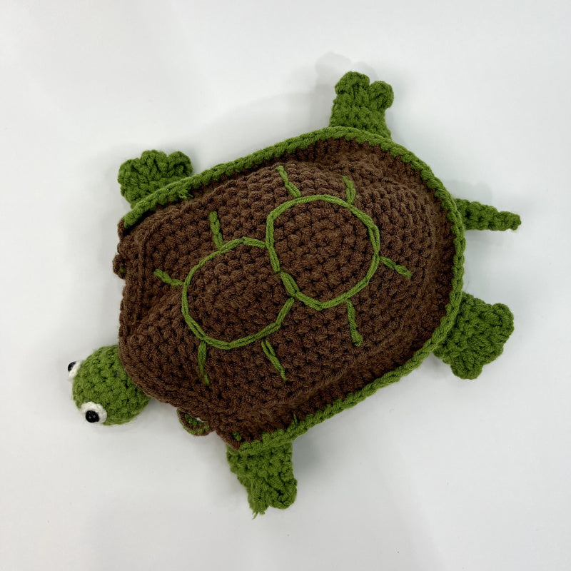 Customized products Handmade Crochet Cute Turtle Plush Toy Creative Plush Ornaments