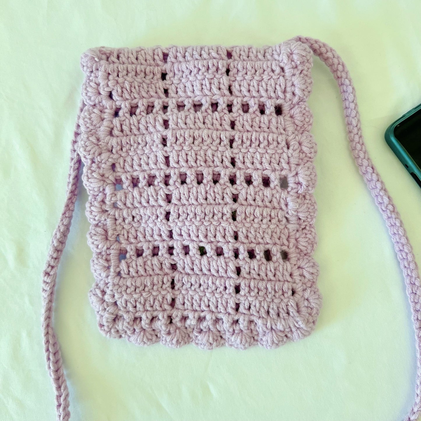 Hand-woven Flower Ladies' Phone Bag 3D Rose Daisy Vintage Lady Style Crossbody Bag Portable for Outings