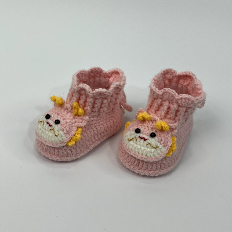 Customized products Handmade Crochet Cartoon Cute Baby Shoes Cute Baby Shoes