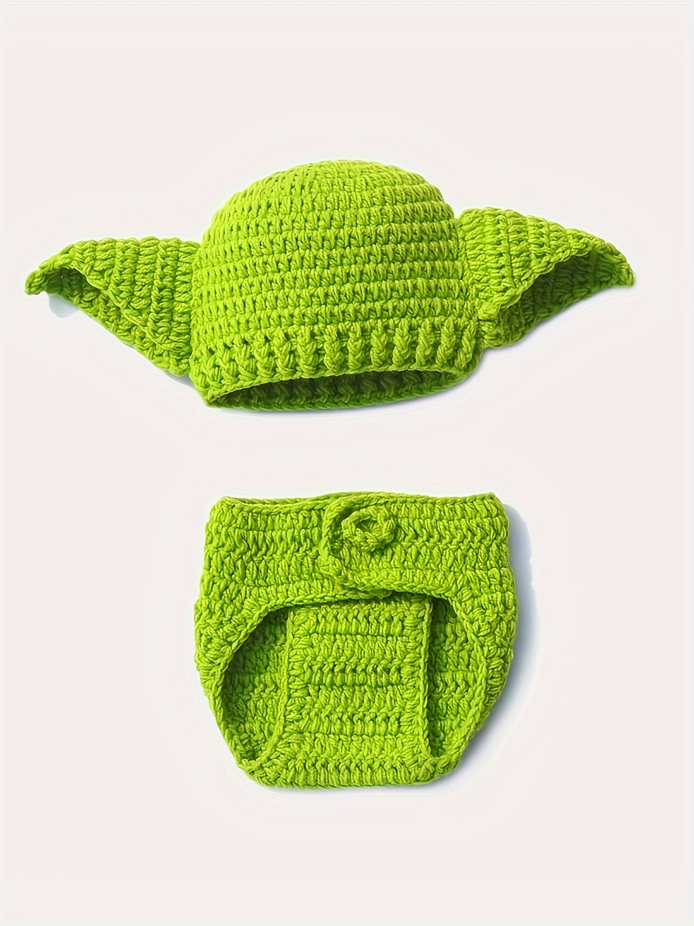 Star Elf Style Cute Baby Newborn Knitted Sweater Photography Party Set