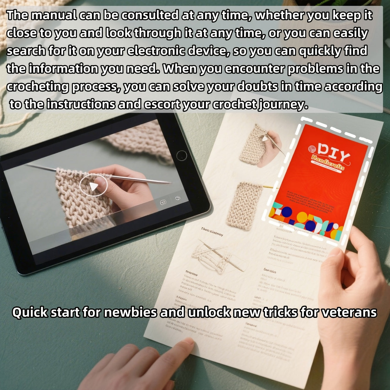 1Crochet Kit for White Mouse DIY Material Set - Crochet Enthusiast's Amigurumi Crochet Kit - Handmade DIY Mouse Pattern Crochet Kit - Adults Only - Includes complete instruction manual - A Must-Have Crochet Kit for Handicraft Enthusiasts - Crochet Kit for