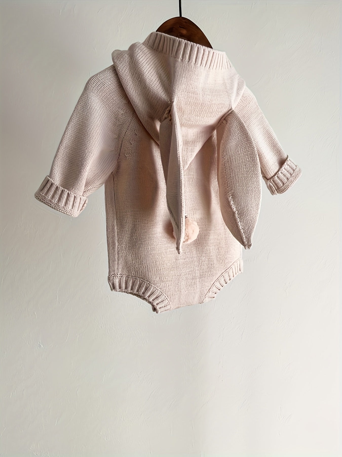 Spring and Autumn New Korean Style Baby Clothes ins Wind Bunny Style Children's Jumpsuit Baby Knit Sweater(without Accessories)