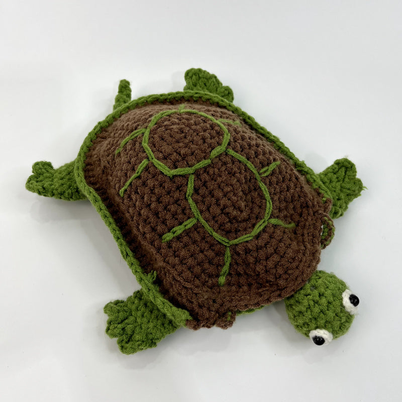 Customized products Handmade Crochet Cute Turtle Plush Toy Creative Plush Ornaments