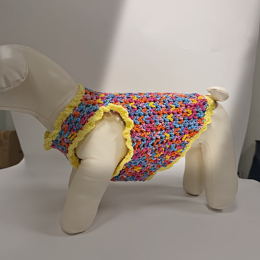 Handmade Pet Clothing，Suitable for cats and small dogs，Each piece is carefully woven，Warm, elegant, and genuinely pure