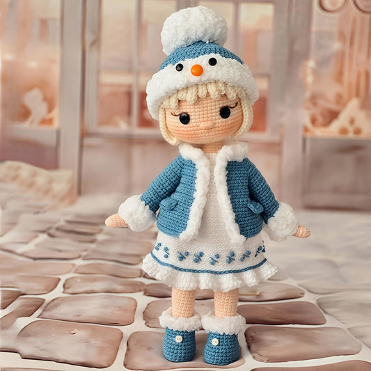 1 Set Princess Beginner Crochet Kit with Step-by-Step Text Tutorial - Adult DIY Crochet Doll, Cute Spring & Summer Home Decor, Ideal Birthday & Valentine'S Gift, All-Season Crafting, Seasonal Craft Kit|Playful Design|Detailed Instructions, Crochet Crafts