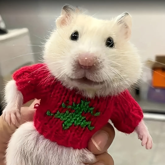 1Pet Clothing Accessories，Suitable for keeping warm and cute pets，Suitable for Everyday Wear，Suitable for squirrels、Rabbits and other small animals，Polyester Fiber，Small Pet Clothing