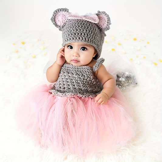 Adorable Two-Piece Set Newborn Baby Clothing Outfit-Perfect for taking photos and more！