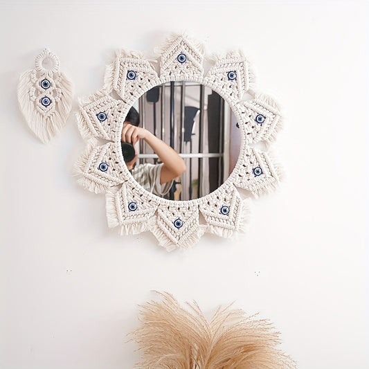 1pc Bohemian Lace Dream Catcher Handmade Aesthetic Lace Wall Hanging Room Decoration Wedding Party Home Decoration